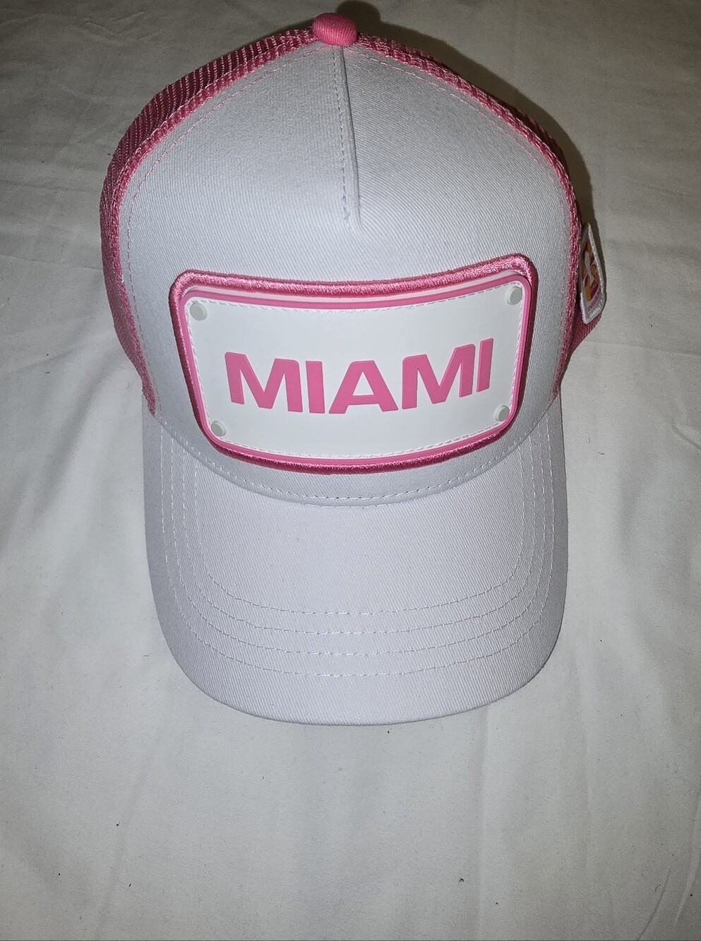 Miami FIFA Pink and White Trucker Hat